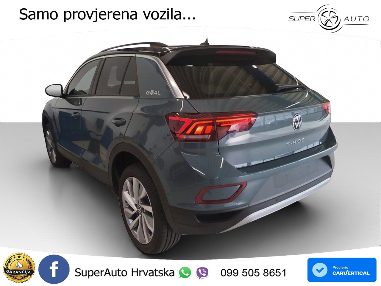 Volkswagen T-Roc 1.5 TSI (150 KS) DSG LED+GR SJED+ACC