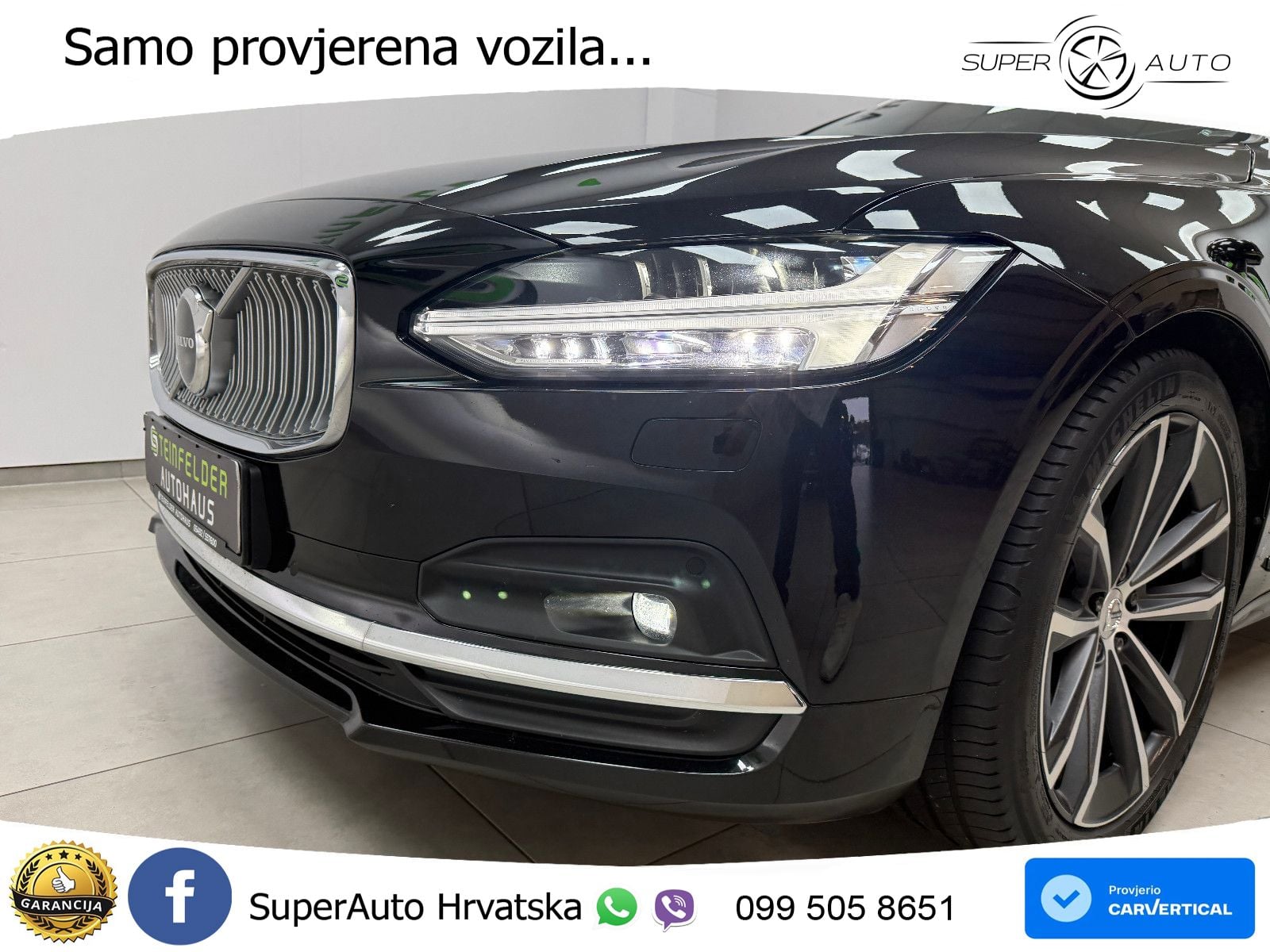 Volvo V90 2.0 B4 Diesel AWD Geartronic LED+GR SJED+ACC