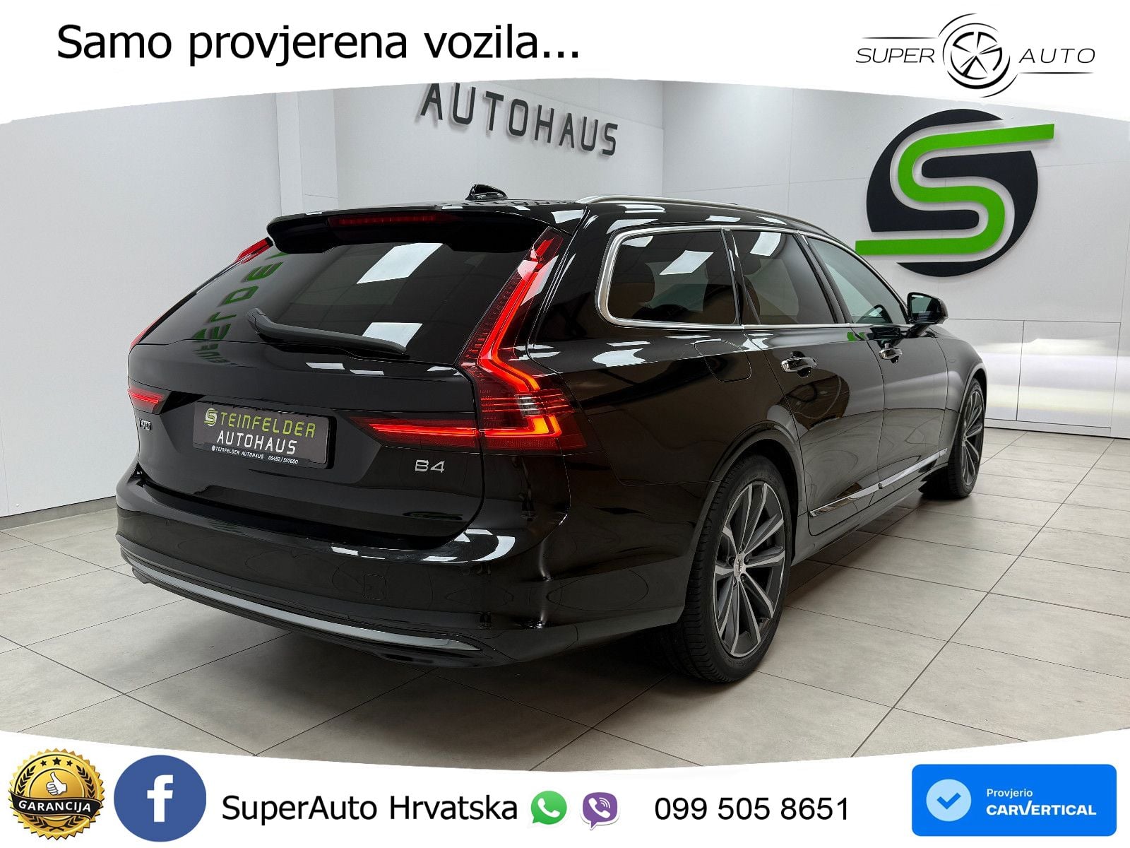 Volvo V90 2.0 B4 Diesel AWD Geartronic LED+GR SJED+ACC