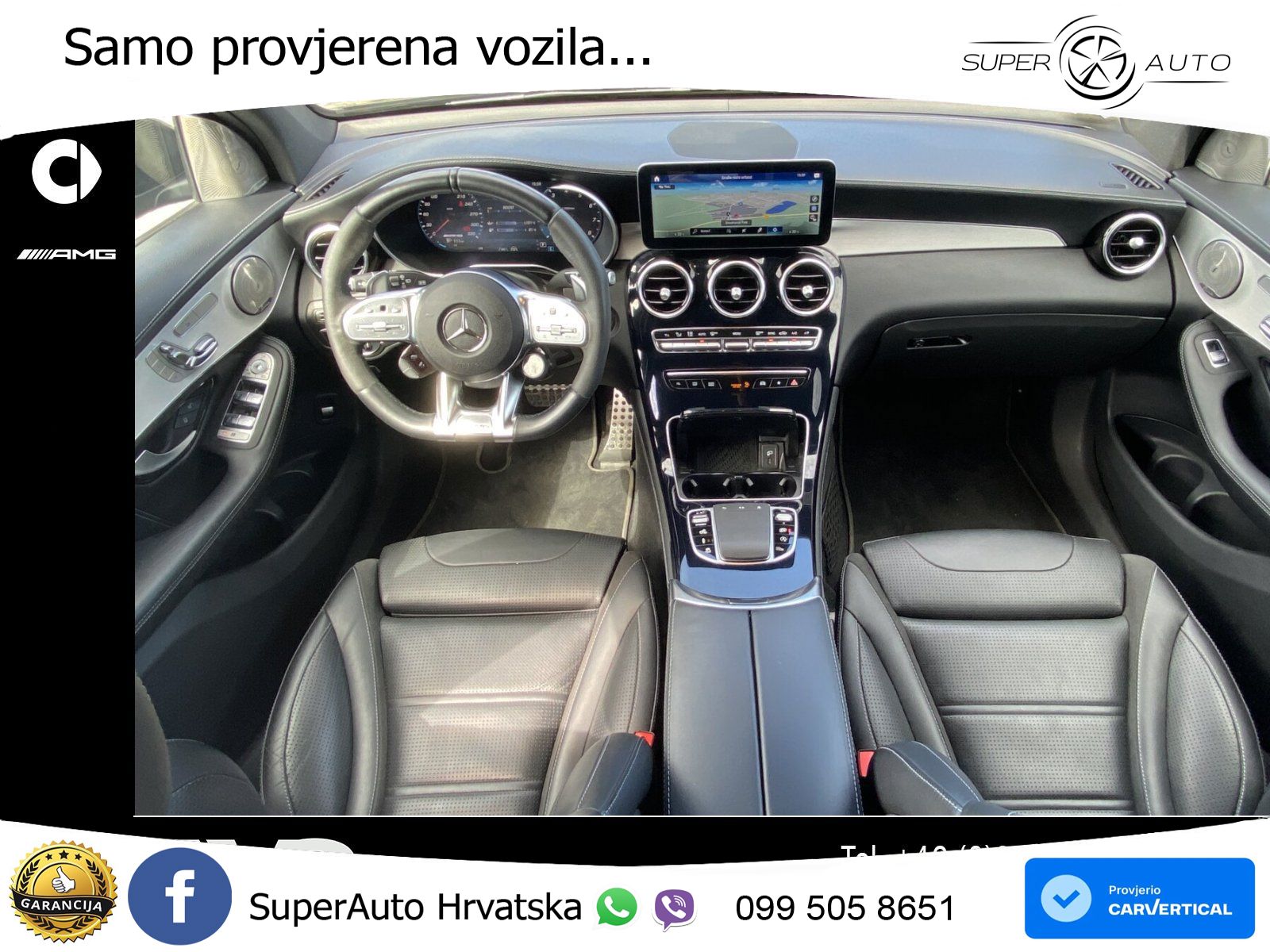 Mercedes AMG GLC 63 S V8 (510 KS) 4MATIC+ MCT LED+GR SJED+ACC