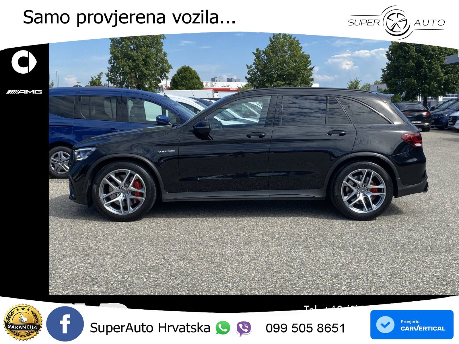 Mercedes AMG GLC 63 S V8 (510 KS) 4MATIC+ MCT LED+GR SJED+ACC