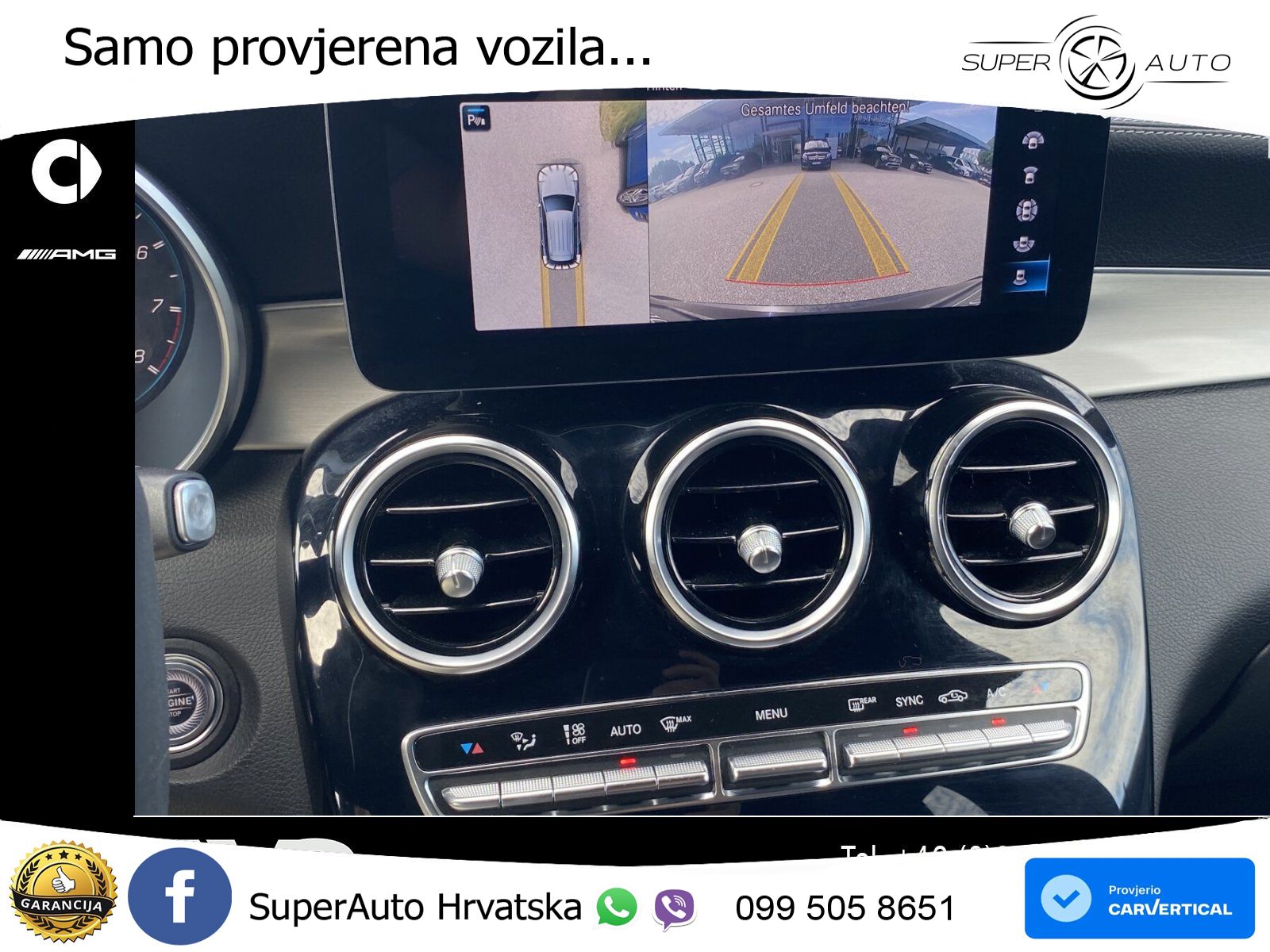 Mercedes AMG GLC 63 S V8 (510 KS) 4MATIC+ MCT LED+GR SJED+ACC