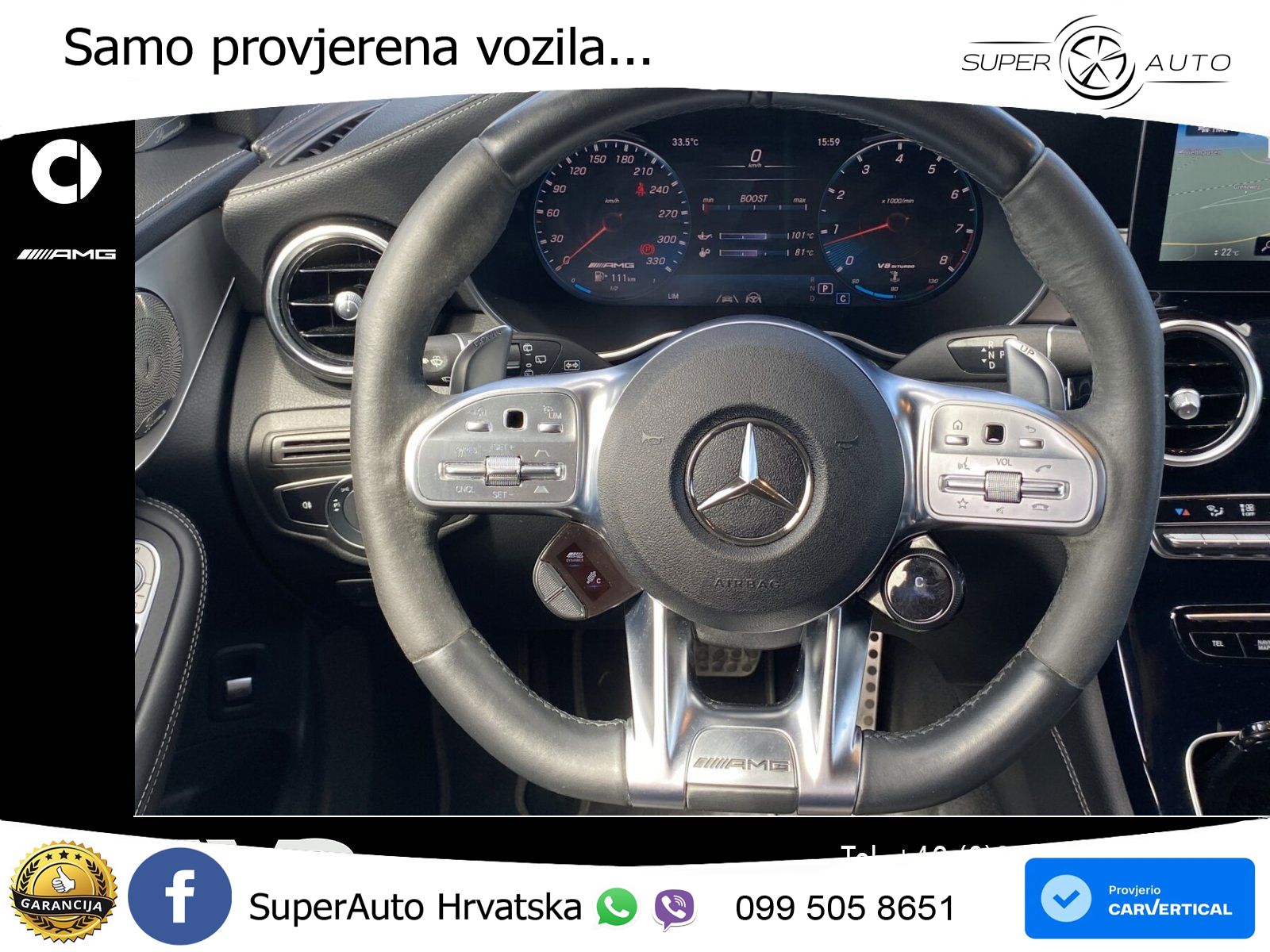 Mercedes AMG GLC 63 S V8 (510 KS) 4MATIC+ MCT LED+GR SJED+ACC