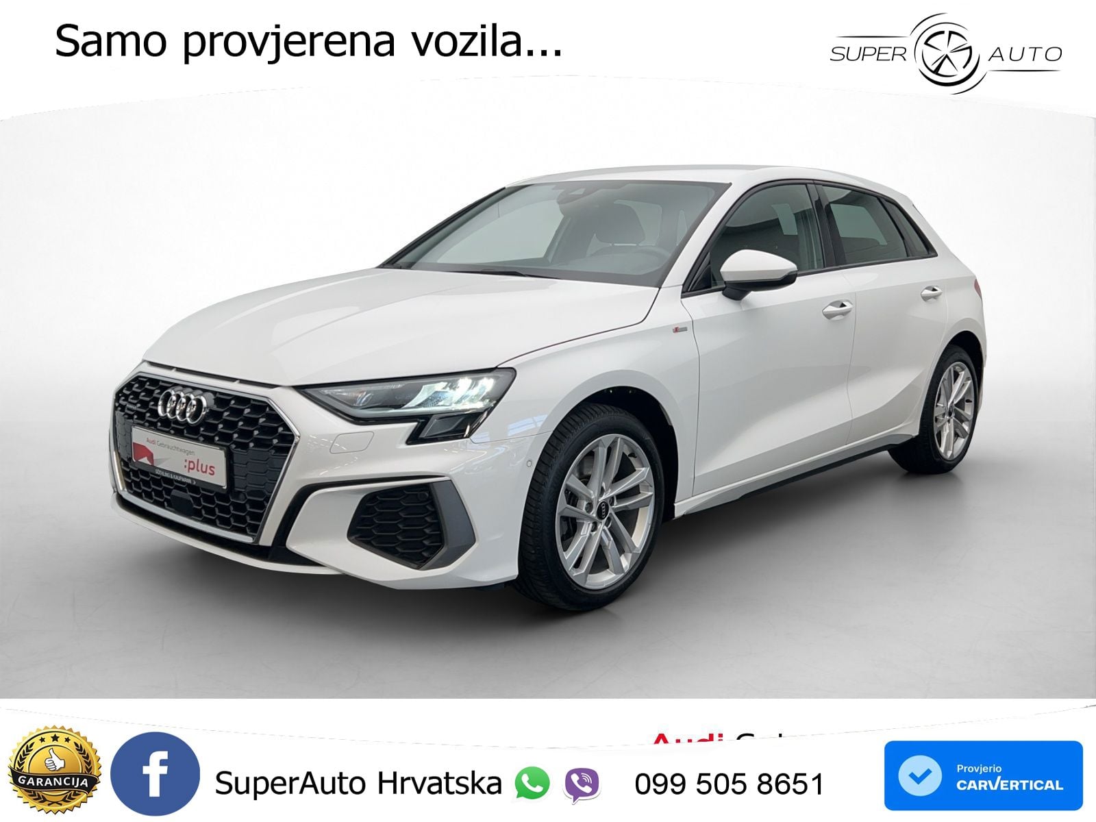 Audi A3 40 TDI (200 KS) quattro S tronic S line LED+GR SJED+ACC