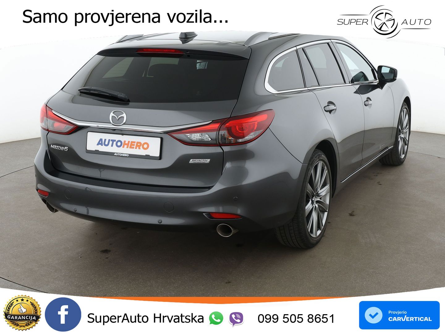 Mazda 6 Sport Combi 2.5 SKYACTIV-G (194 KS) SKYACTIV-Drive MATRIX+GR SJED+KAM