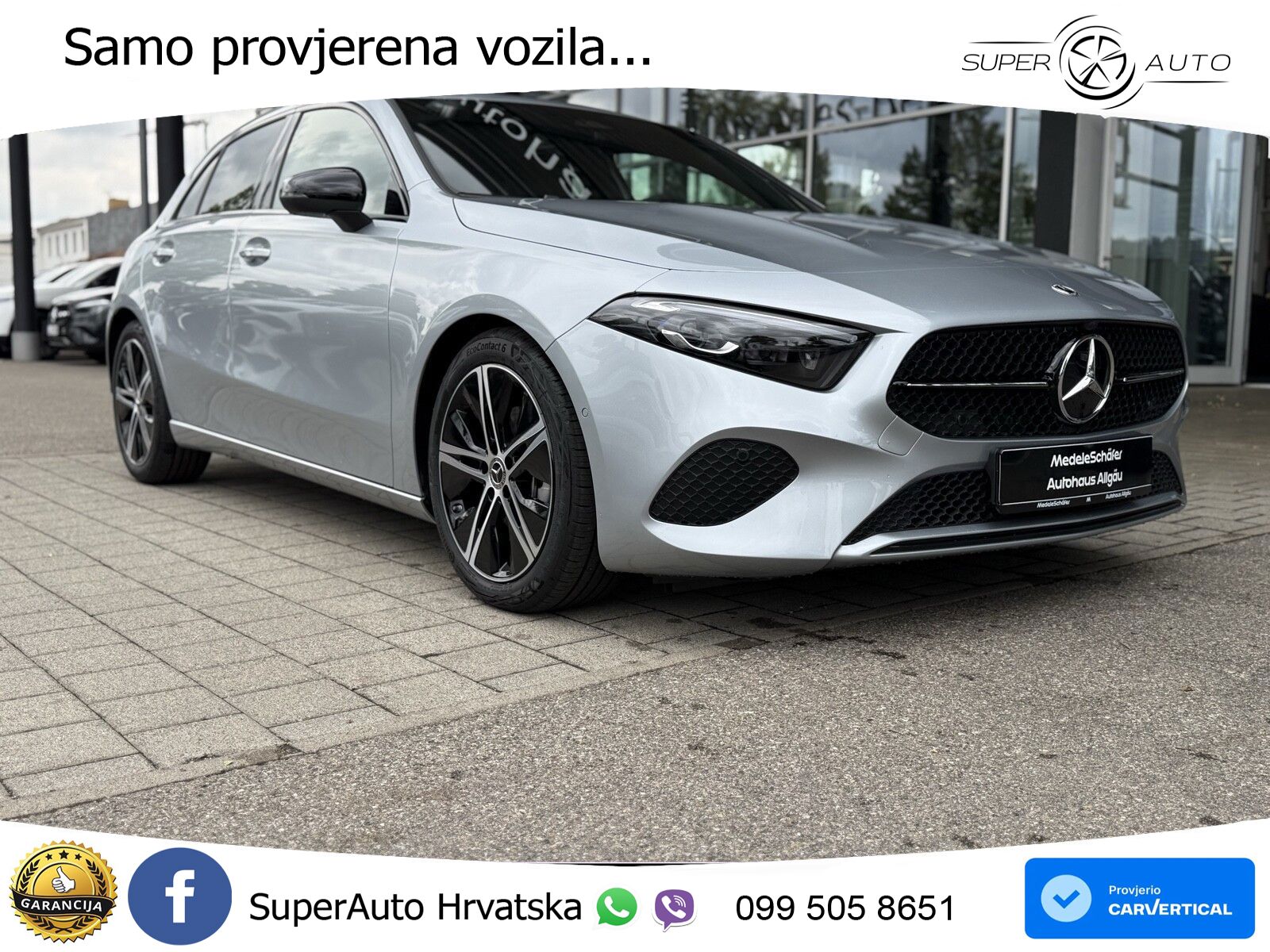 Mercedes-Benz A 200 7G-DCT LED+GR SJED+ACC