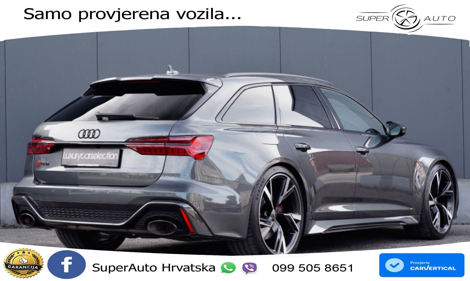 Audi RS6 Avant 4.0 TFSI V8 (600 KS) quattro Tiptronic LED+GR SJED+ACC