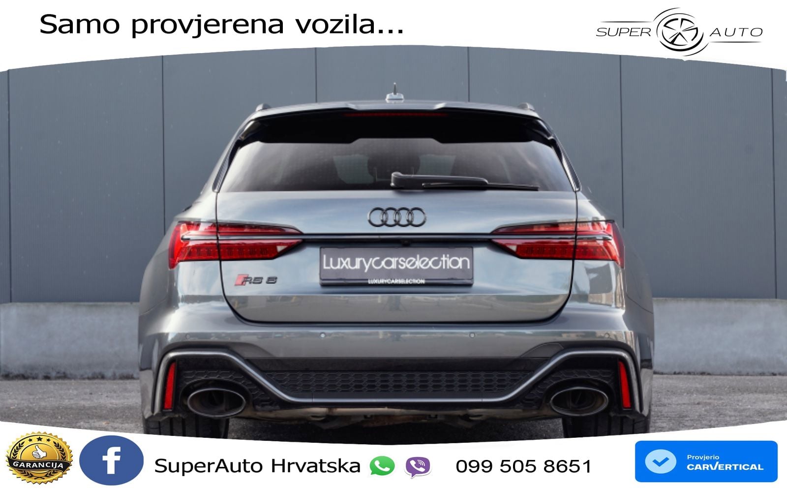 Audi RS6 Avant 4.0 TFSI V8 (600 KS) quattro Tiptronic LED+GR SJED+ACC