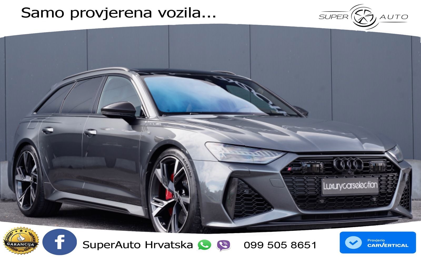 Audi RS6 Avant 4.0 TFSI V8 (600 KS) quattro Tiptronic LED+GR SJED+ACC