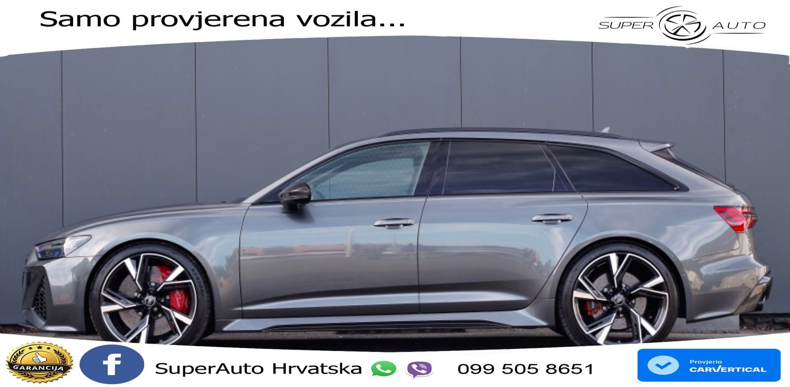 Audi RS6 Avant 4.0 TFSI V8 (600 KS) quattro Tiptronic LED+GR SJED+ACC
