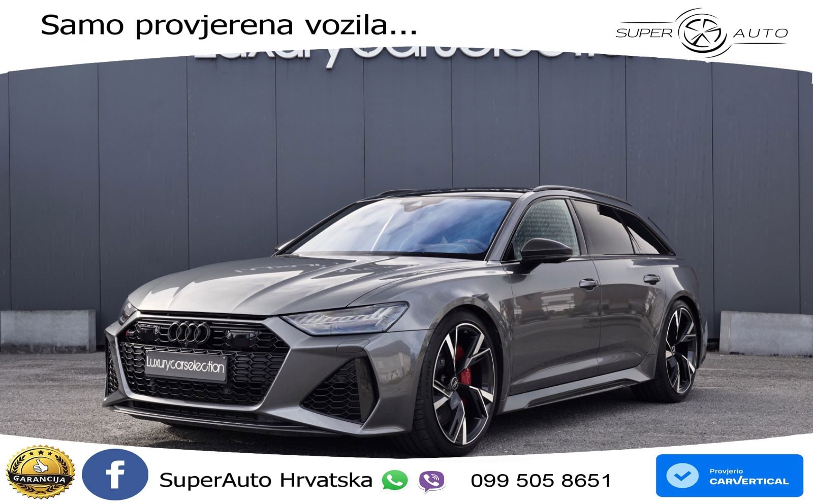 Audi RS6 Avant 4.0 TFSI V8 (600 KS) quattro Tiptronic LED+GR SJED+ACC