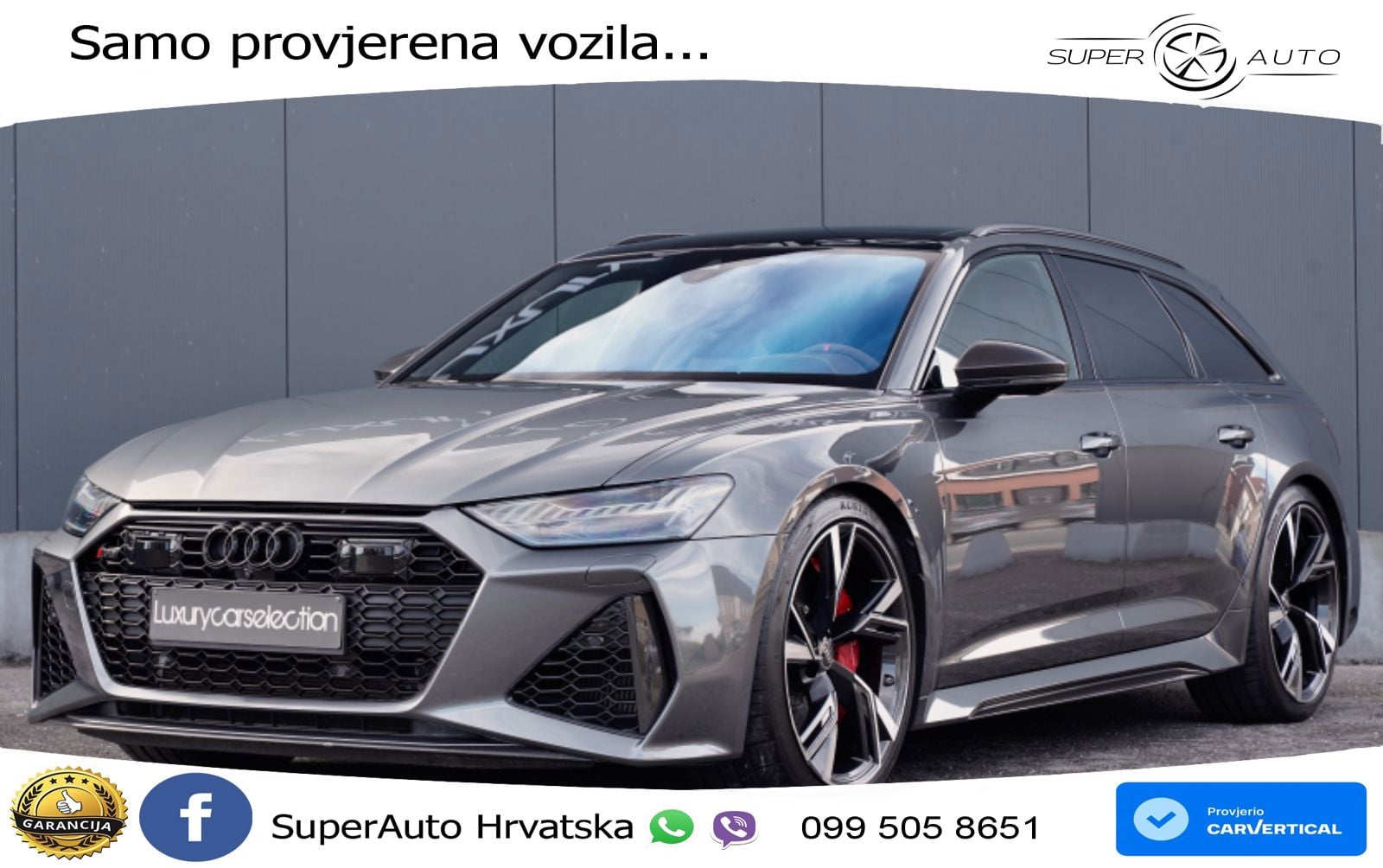 Audi RS6 Avant 4.0 TFSI V8 (600 KS) quattro Tiptronic LED+GR SJED+ACC