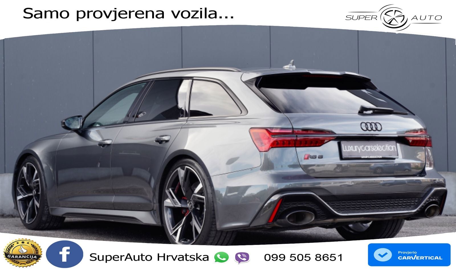 Audi RS6 Avant 4.0 TFSI V8 (600 KS) quattro Tiptronic LED+GR SJED+ACC