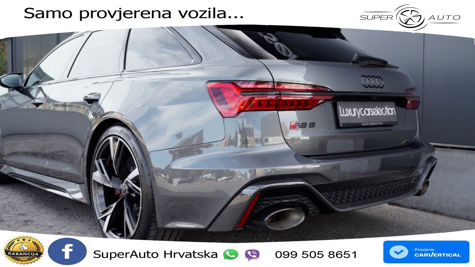 Audi RS6 Avant 4.0 TFSI V8 (600 KS) quattro Tiptronic LED+GR SJED+ACC