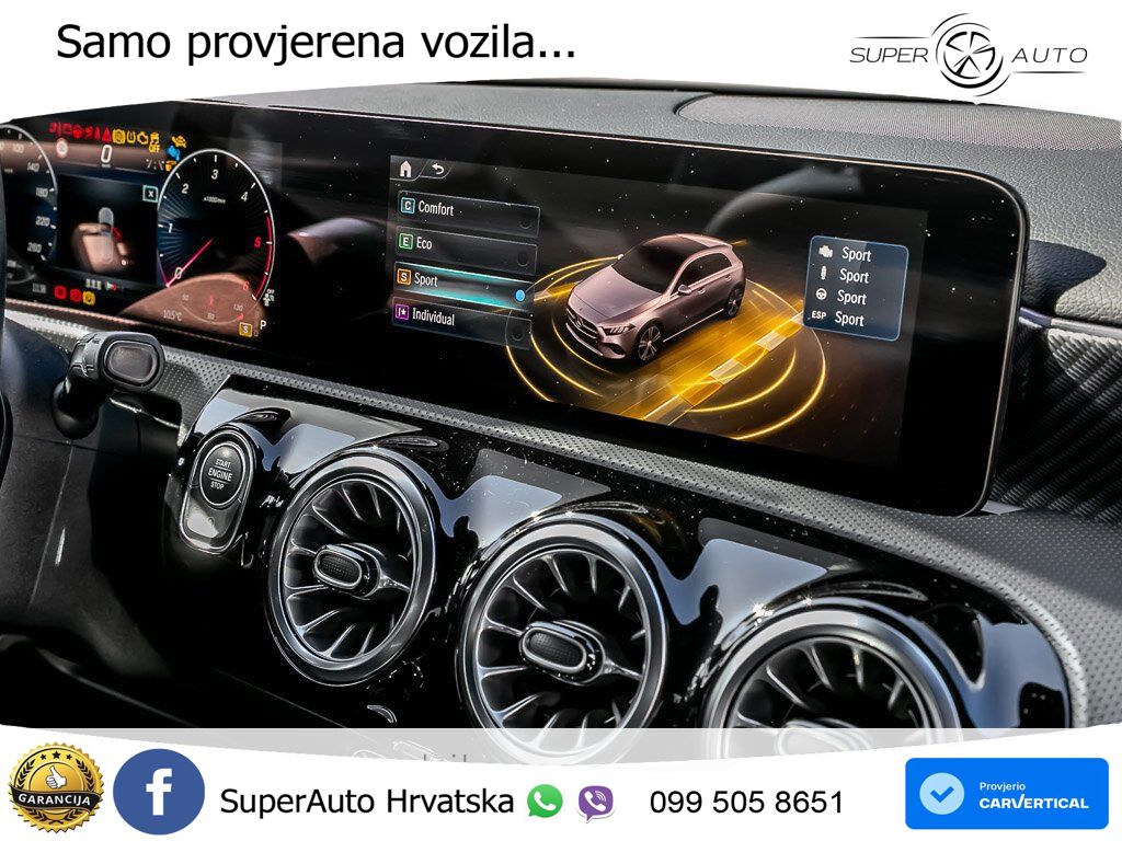 Mercedes-Benz A 200d 8G-DCT LED+GR SJED+ACC