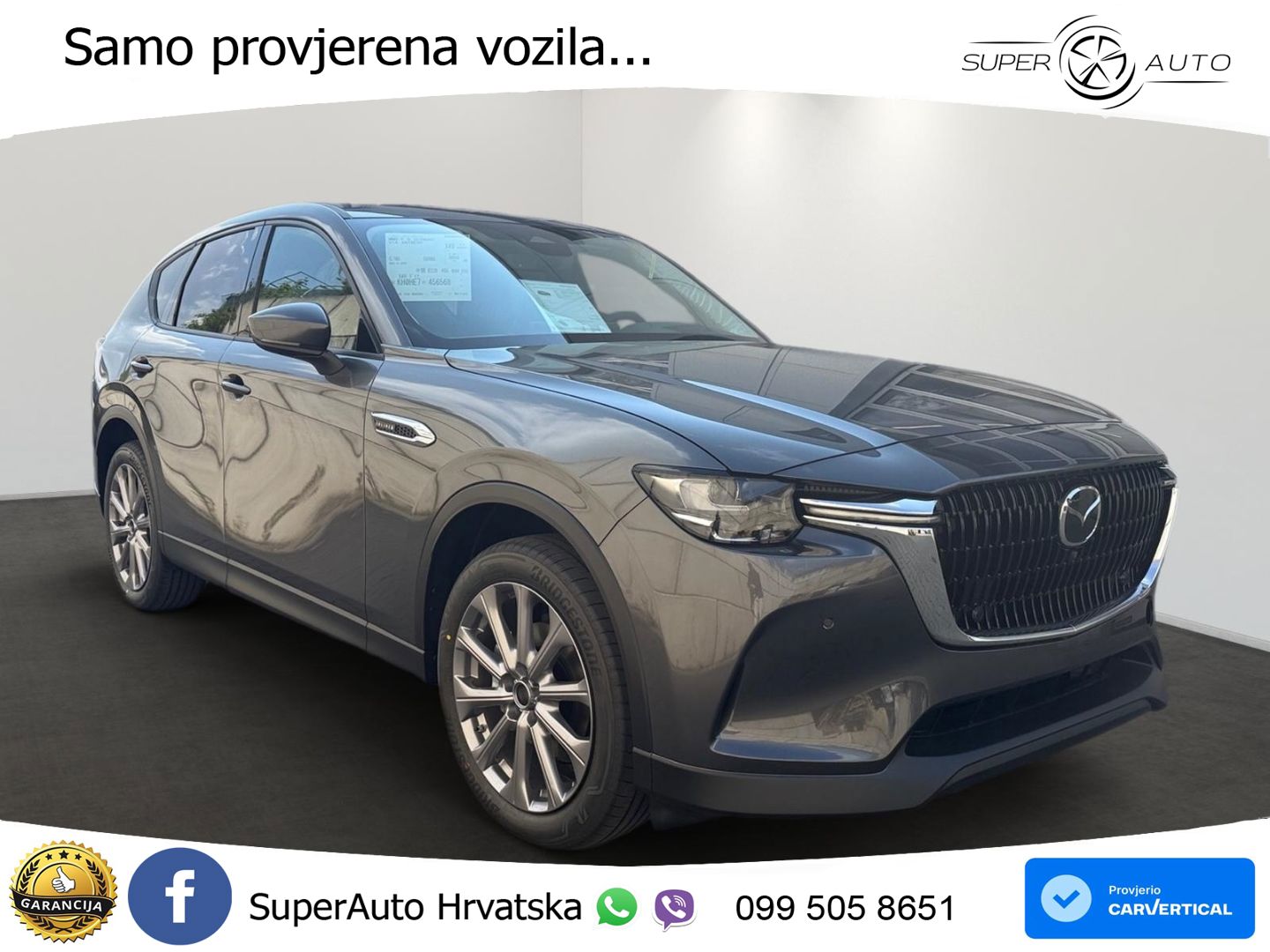 Mazda CX-60 3.3 e-Skyactiv D (254 KS) AWD Automatic LED+GR SJED+ACC