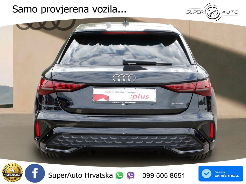 Audi A3 Sportback 40 TFSI (204 KS) quattro S tronic S line