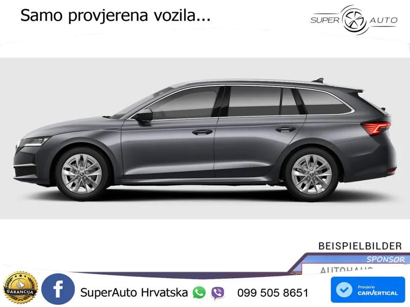 Škoda Octavia Combi 1.5 TSI (150 KS) DSG LED+GR SJED+ACC