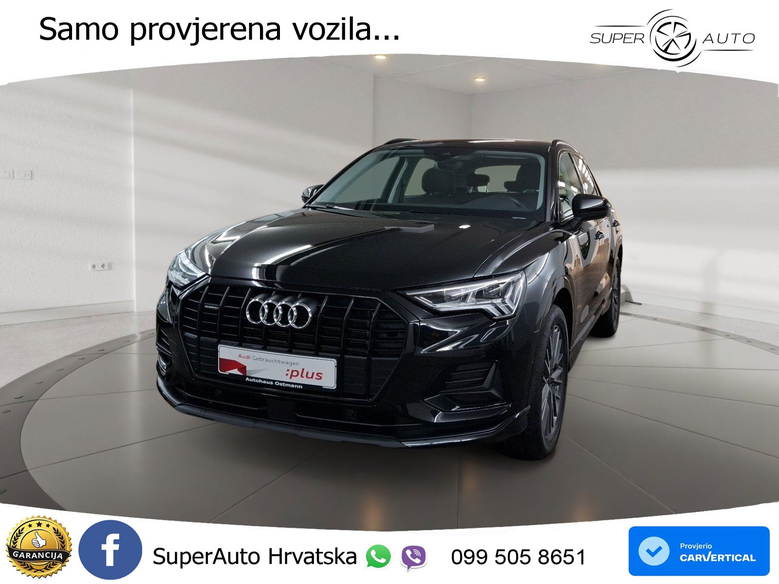 Audi Q3 40 TFSI (190 KS) quattro S tronic MATRIX+GR SJED+KAM