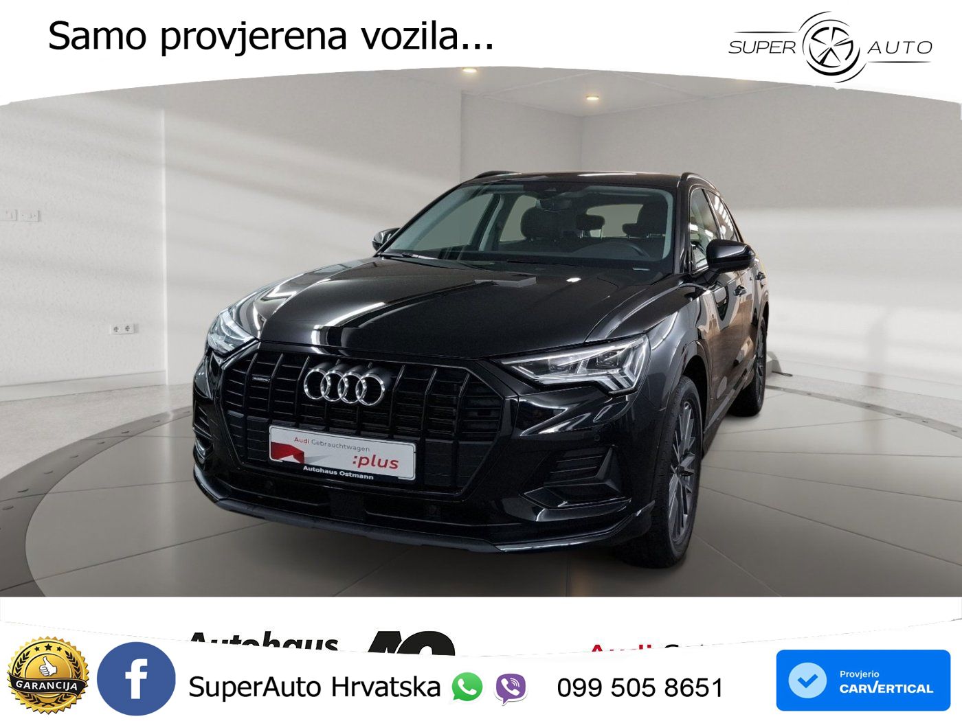 Audi Q3 40 TFSI (190 KS) quattro S tronic MATRIX+GR SJED+KAM