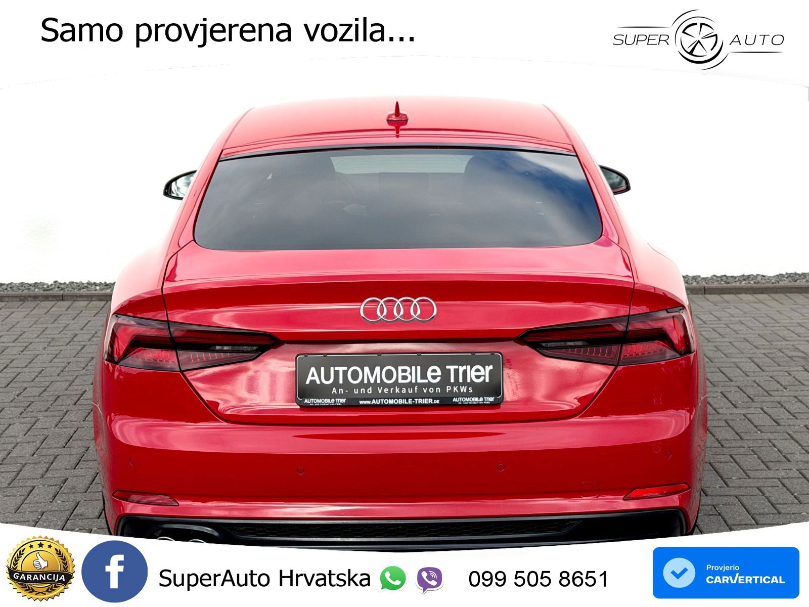 Audi A5 Sportback 40 TDI (190 KS) quattro ultra S tronic S line LED+GR SJED+ACC