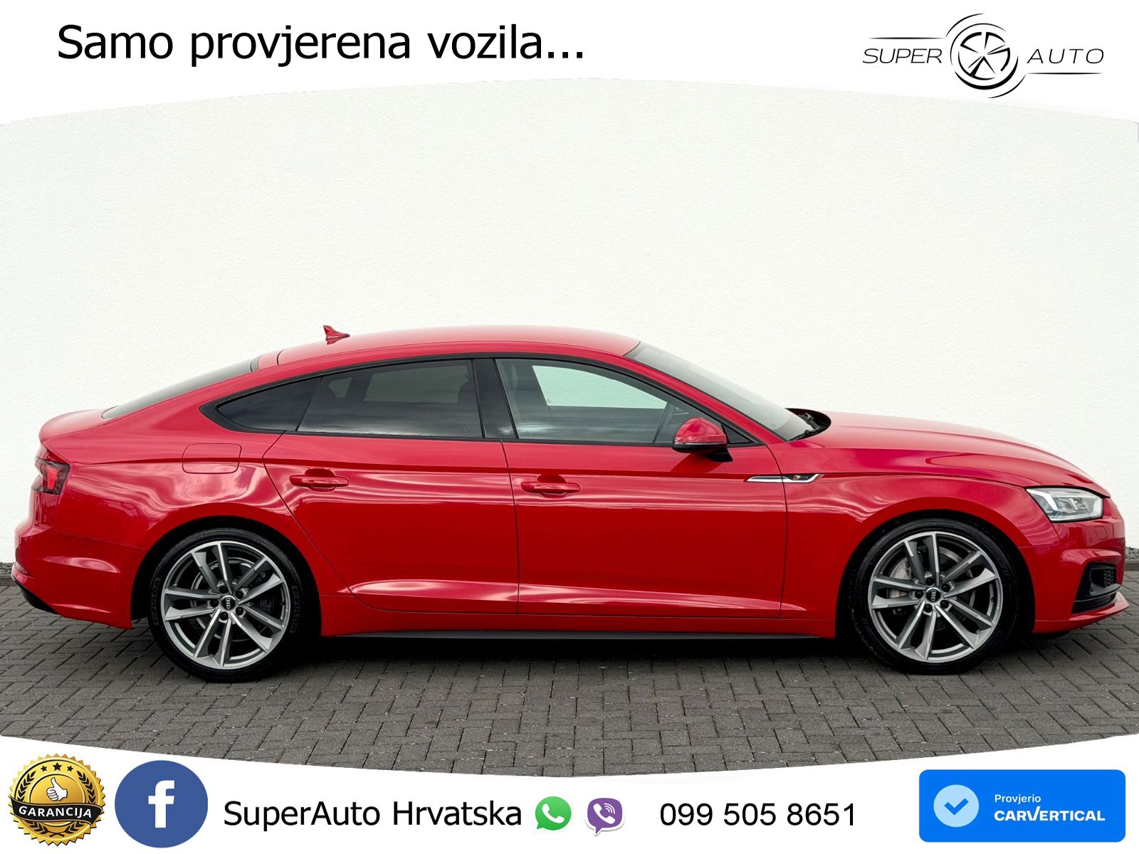 Audi A5 Sportback 40 TDI (190 KS) quattro ultra S tronic S line LED+GR SJED+ACC