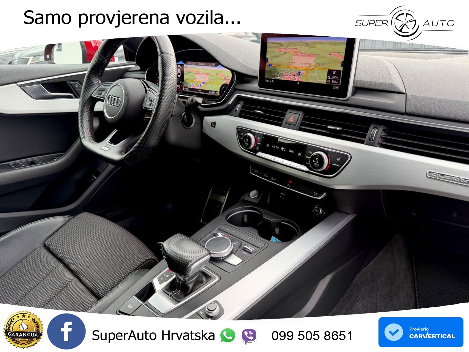 Audi A5 Sportback 40 TDI (190 KS) quattro ultra S tronic S line LED+GR SJED+ACC