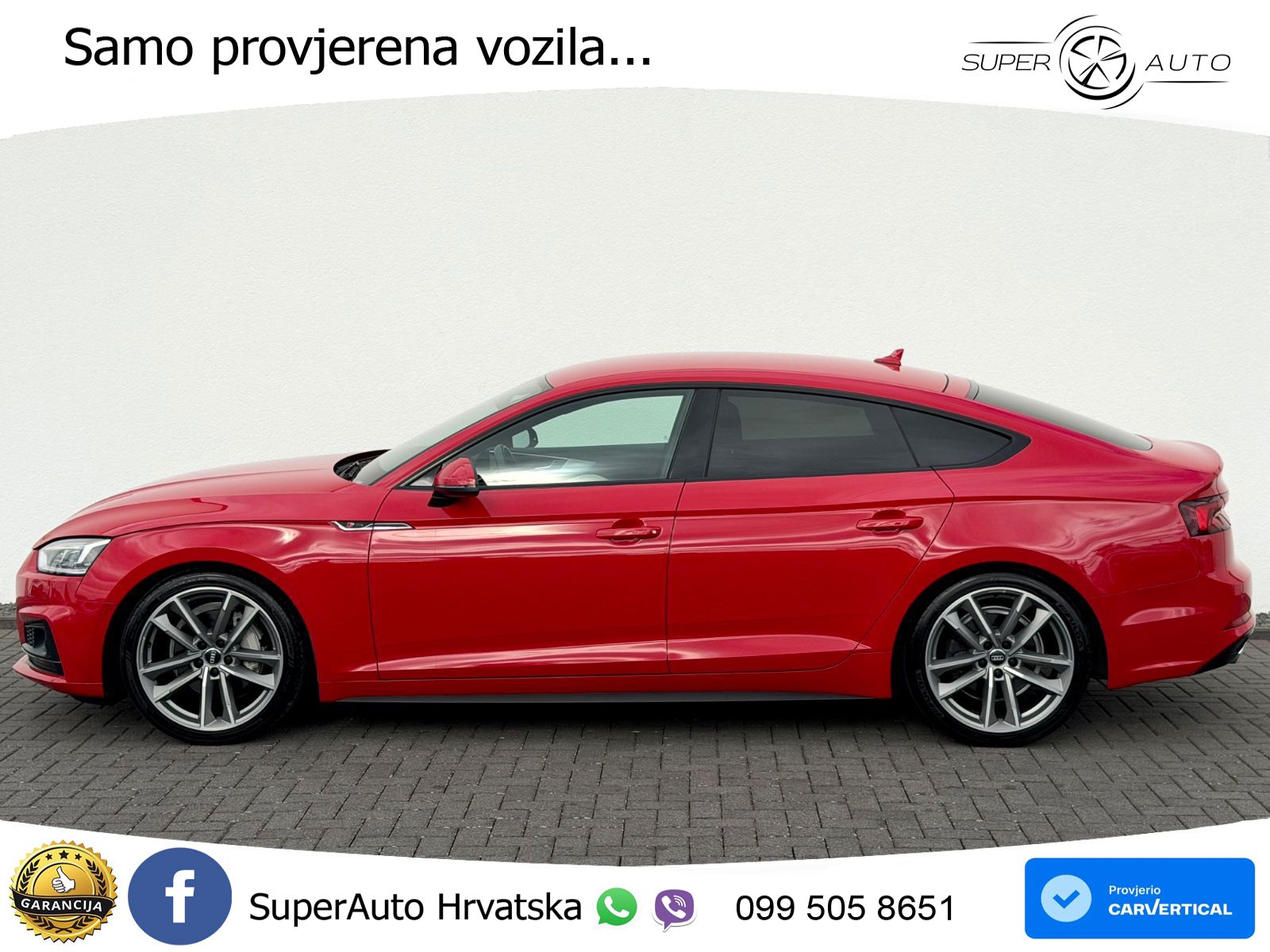 Audi A5 Sportback 40 TDI (190 KS) quattro ultra S tronic S line LED+GR SJED+ACC