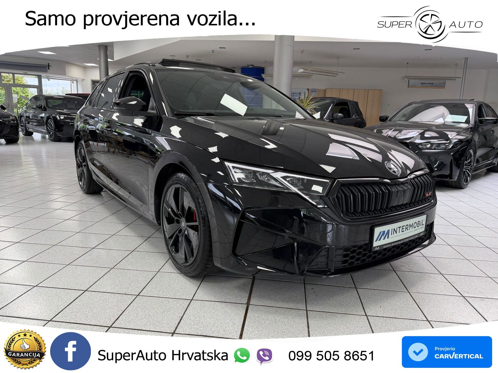 Škoda Octavia Combi RS 2.0 TSI (265 KS) DSG MATRIX+GR SJED+KAM