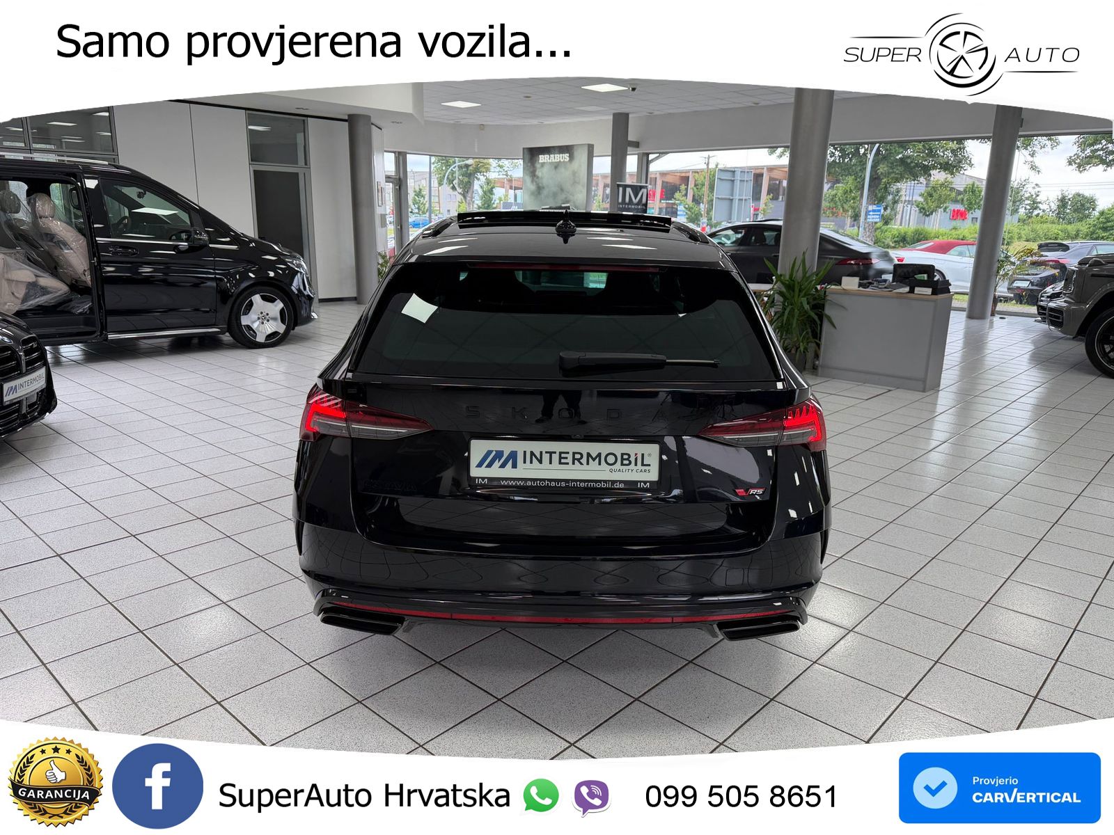 Škoda Octavia Combi RS 2.0 TSI (265 KS) DSG MATRIX+GR SJED+KAM