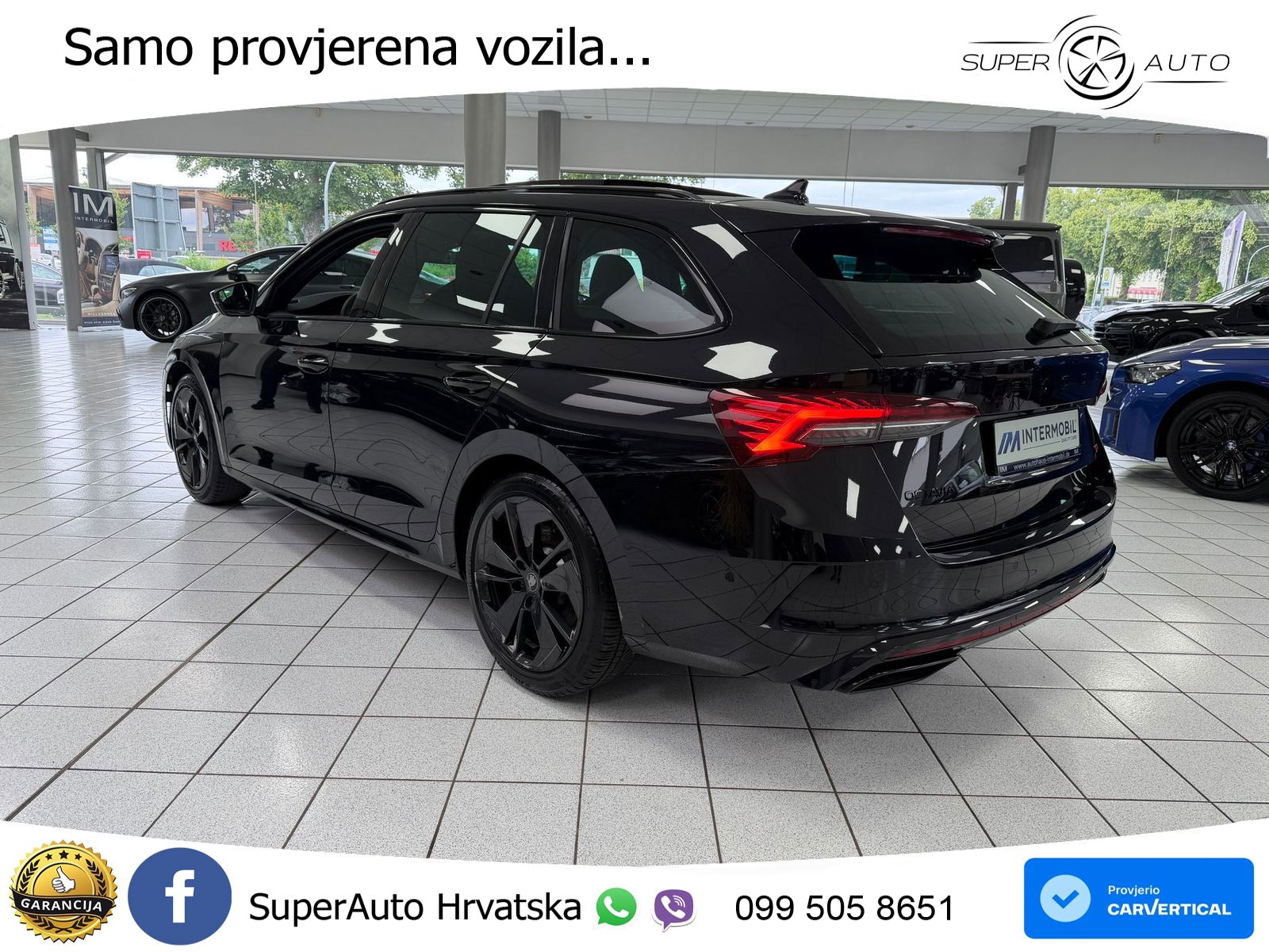 Škoda Octavia Combi RS 2.0 TSI (265 KS) DSG MATRIX+GR SJED+KAM