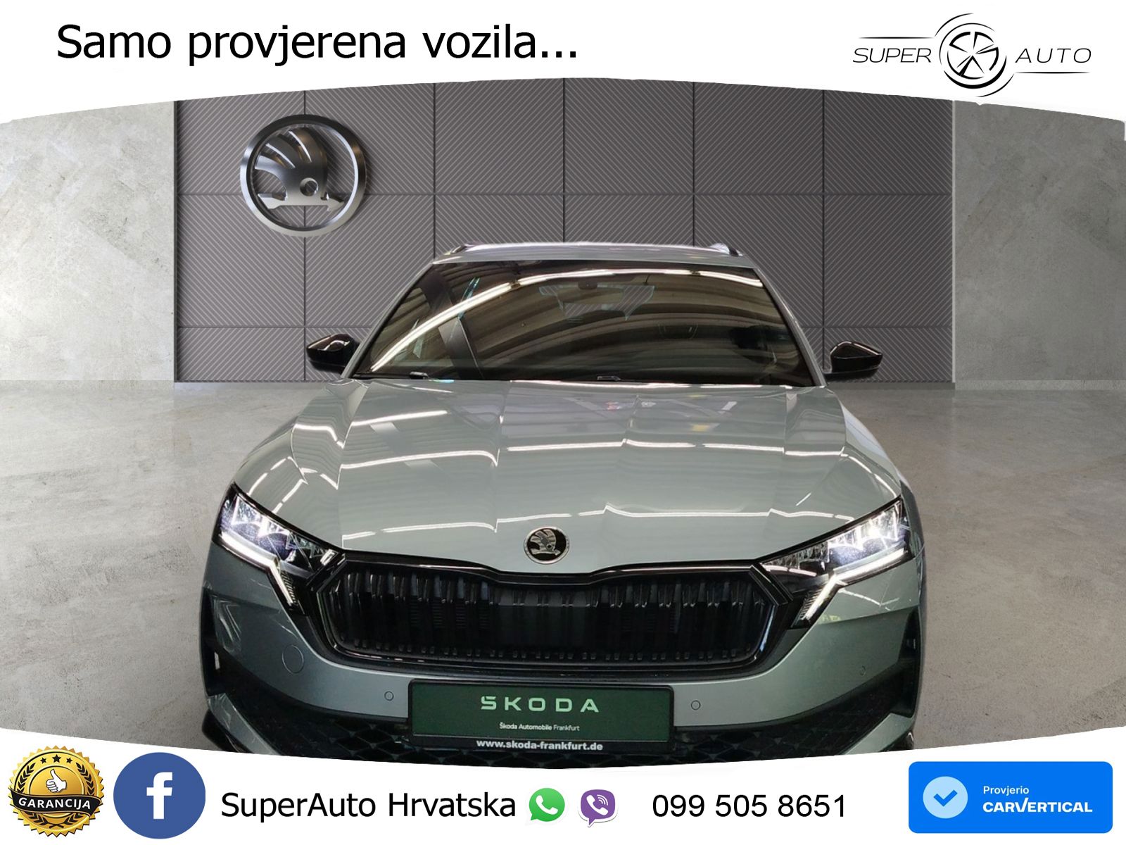 Škoda Octavia Combi 2.0 TDI (150 KS) DSG SportLine LED+GR SJED+ACC