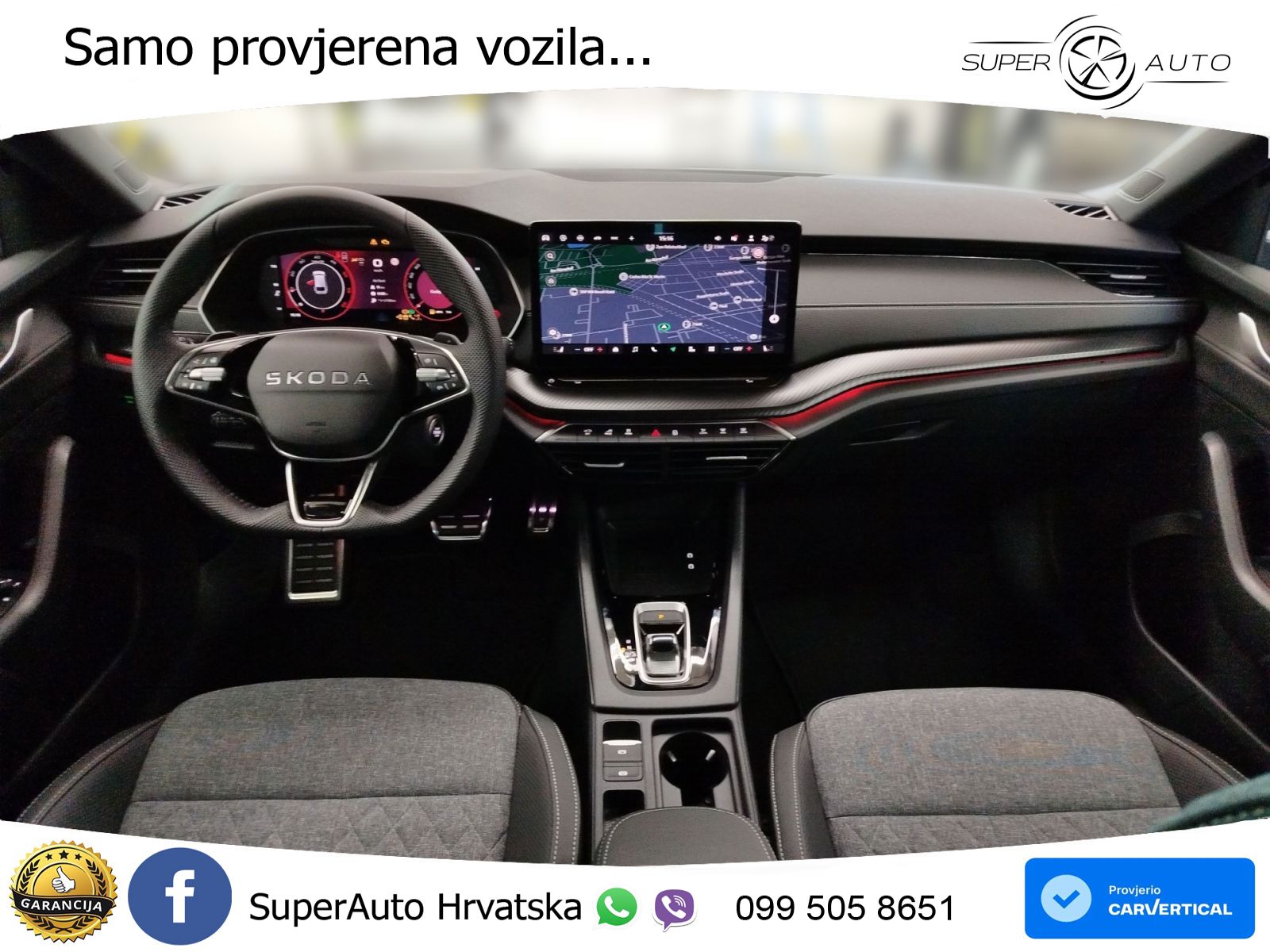Škoda Octavia Combi 2.0 TDI (150 KS) DSG SportLine LED+GR SJED+ACC
