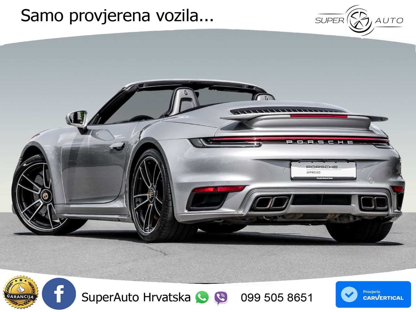 Porsche 911 Turbo S Cabriolet 3.8 (650 KS) PDK LED+GR SJED+ACC
