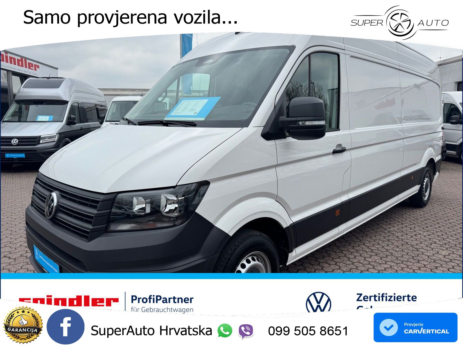 Volkswagen Crafter 35 L3H2/ Navi, ParkAssi, Klima, App, RFK 177 KS