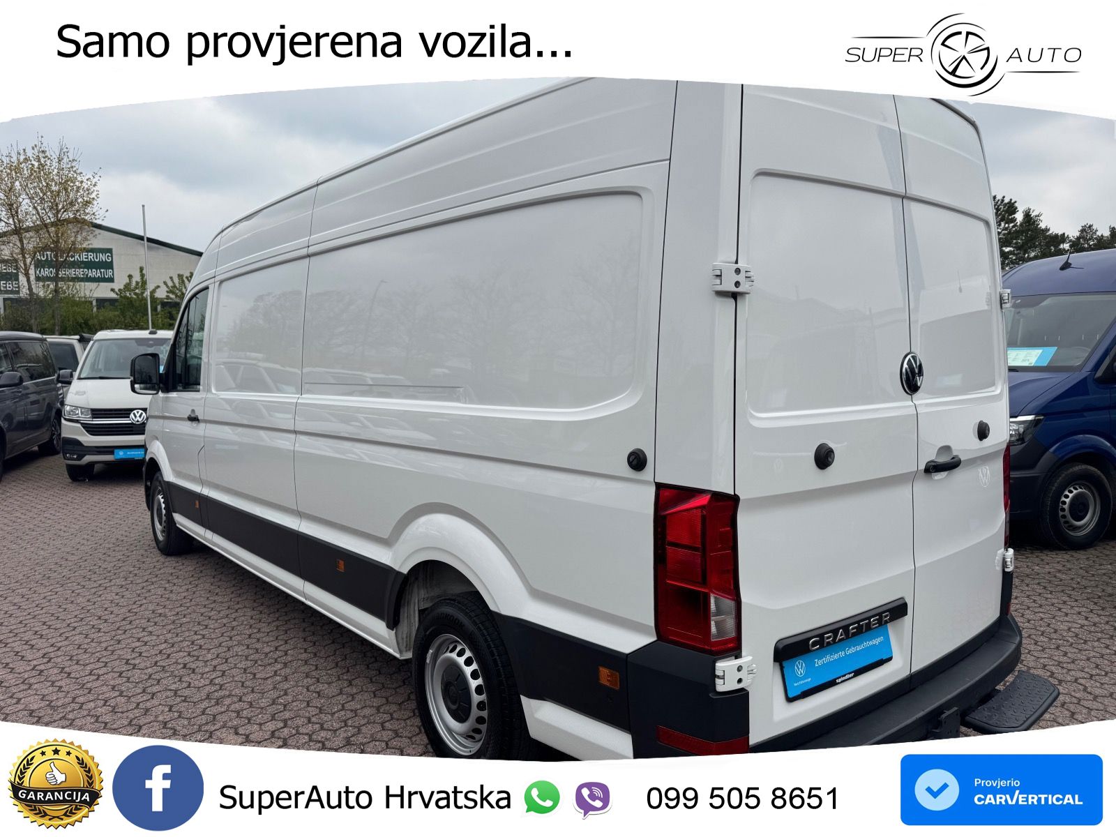 Volkswagen Crafter 35 L3H2/ Navi, ParkAssi, Klima, App, RFK 177 KS