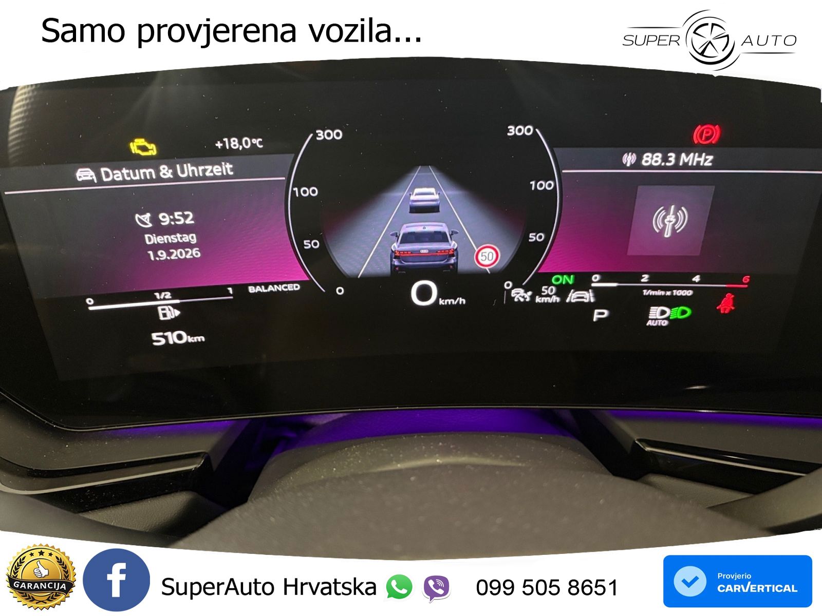 Audi A6 2.0 TDI (204 KS) quattro S tronic LED+GR SJED+ACC