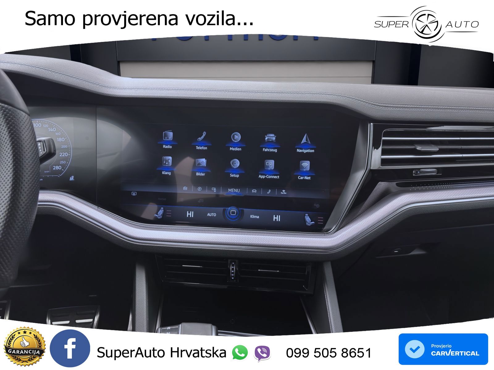 Volkswagen Touareg 3.0 V6 TDI (231 KS) 4MOTION Tiptronic R-Line ZRAČNI+ACC+GR SJED+KAM