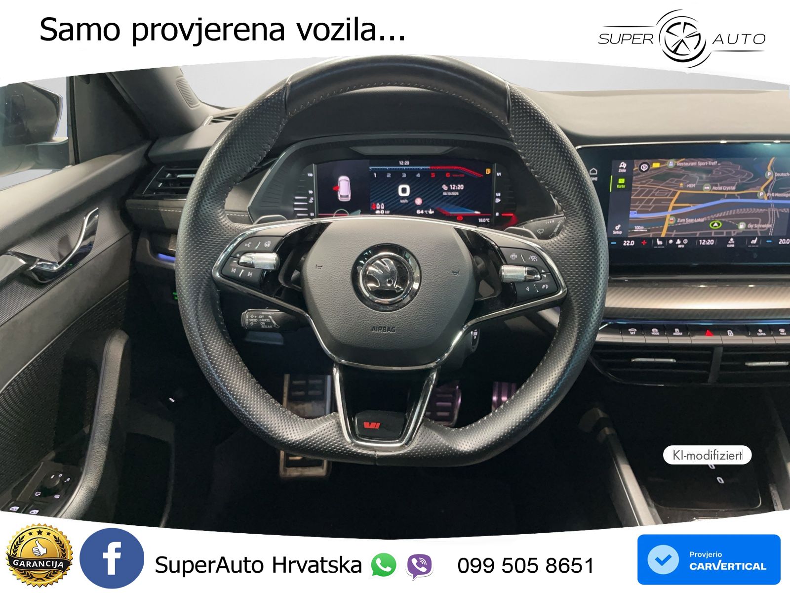 Škoda Octavia Combi RS 2.0 TDI (200 KS) 4x4 DSG LED+GR SJED+ACC