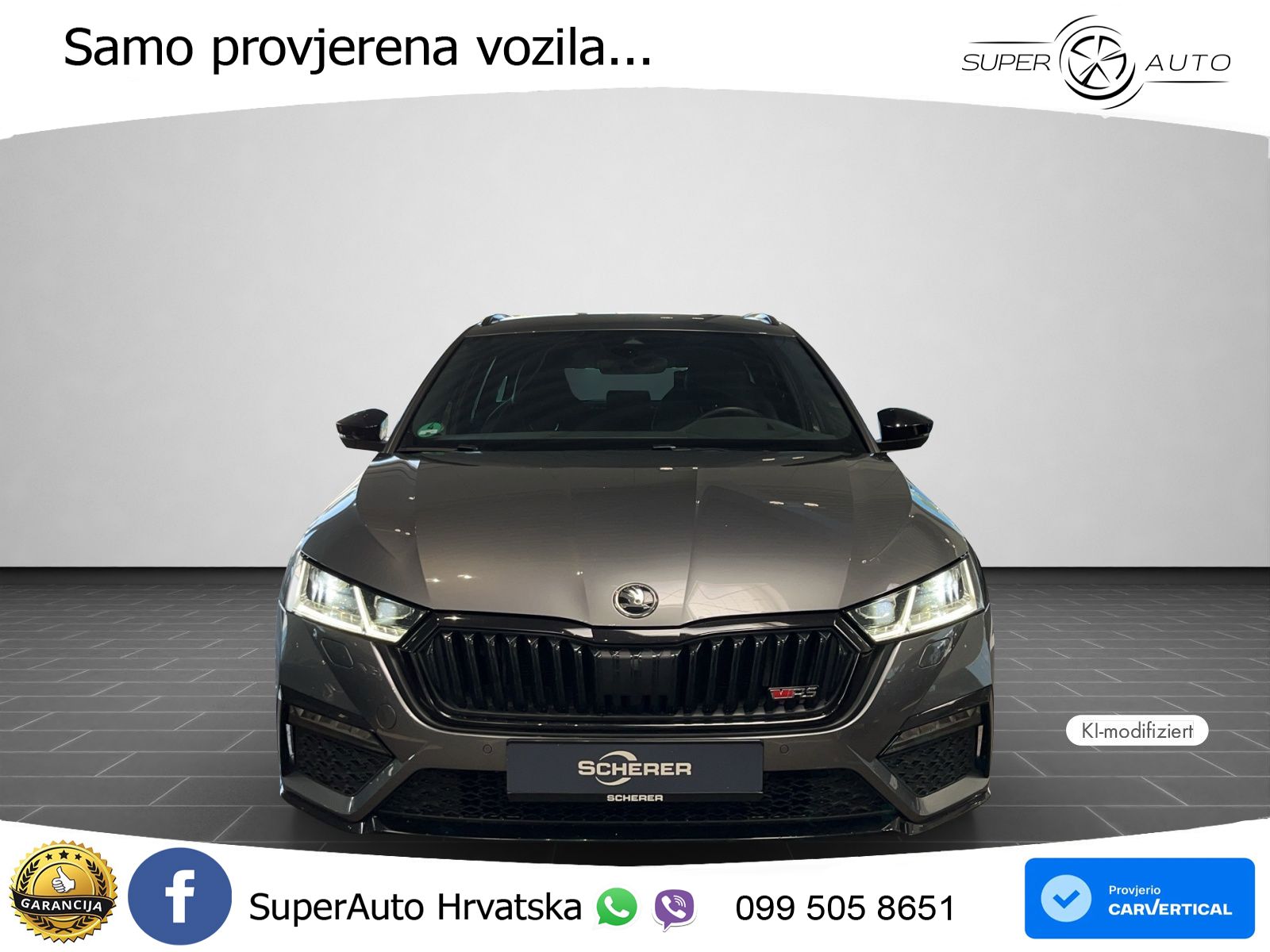 Škoda Octavia Combi RS 2.0 TDI (200 KS) 4x4 DSG LED+GR SJED+ACC