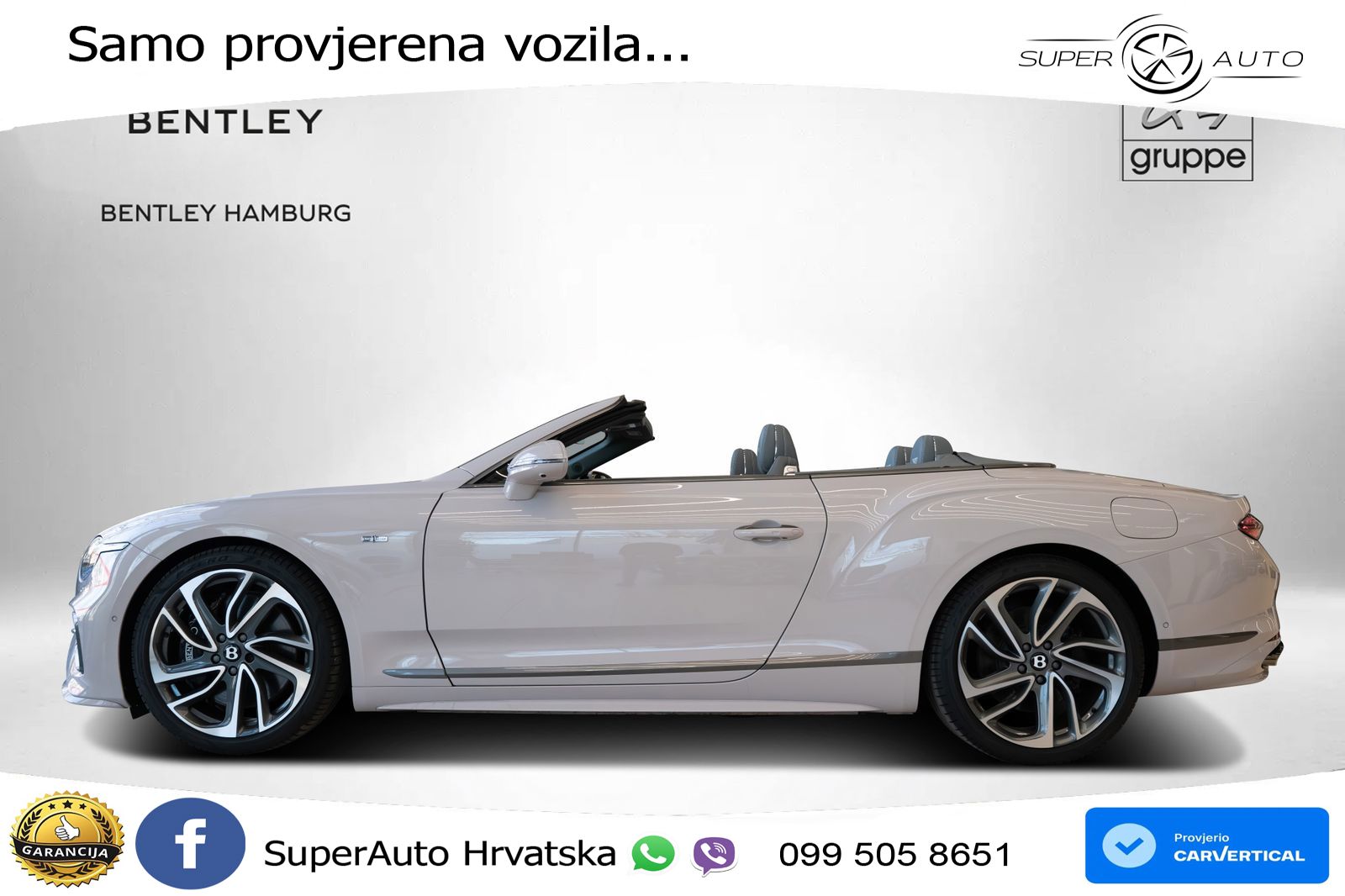 Bentley Continental GTC IV 4.0 V8 TFSi (782 KS) AWD DCT LED+GR SJED+ACC