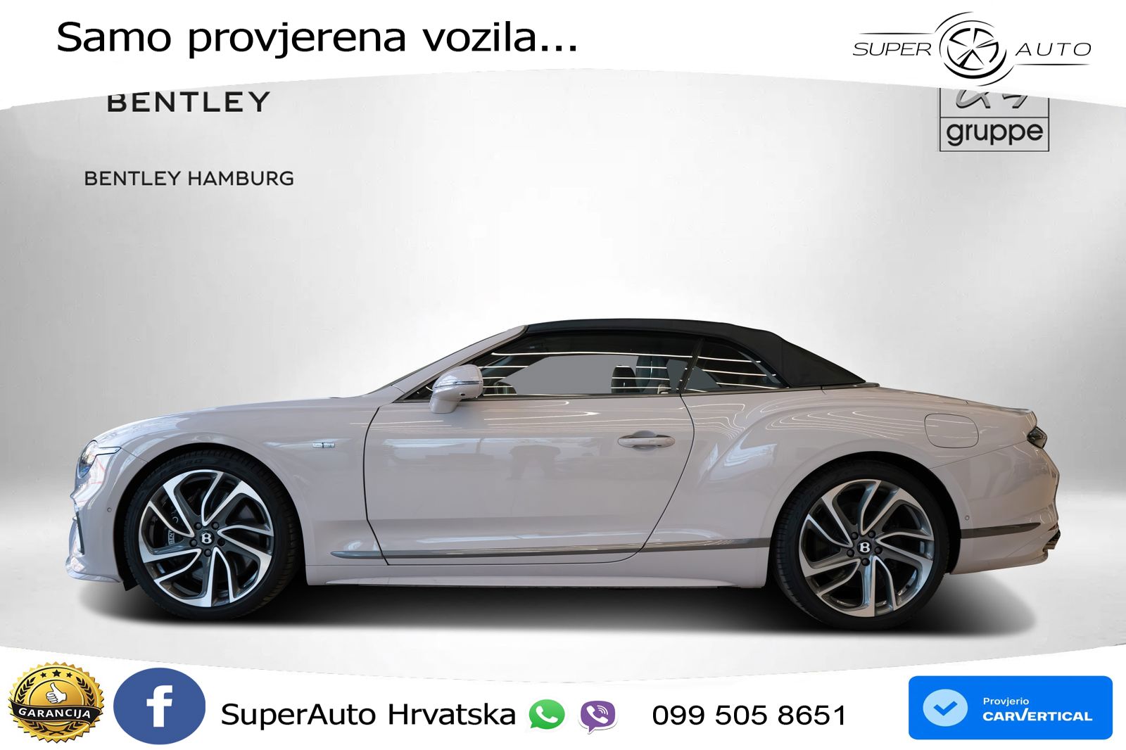 Bentley Continental GTC IV 4.0 V8 TFSi (782 KS) AWD DCT LED+GR SJED+ACC