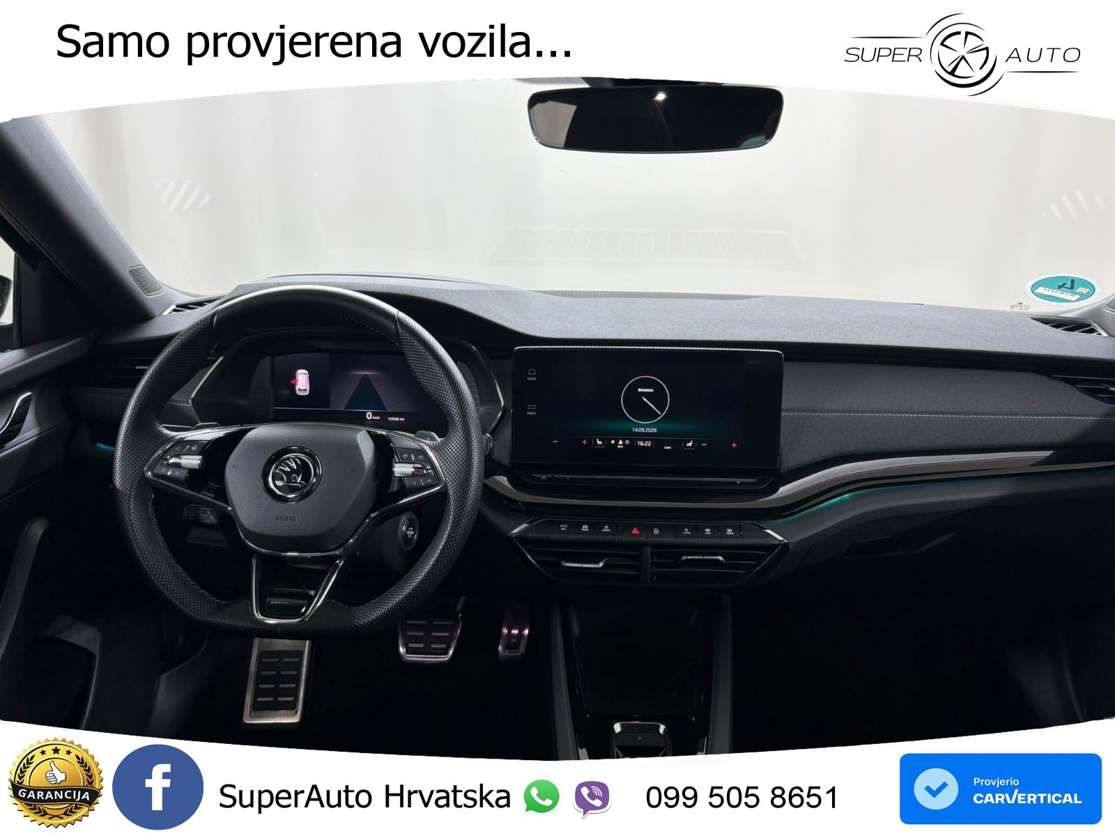 Škoda Octavia Combi 2.0 TDI (150 KS) DSG SportLine LED+GR SJED+ACC