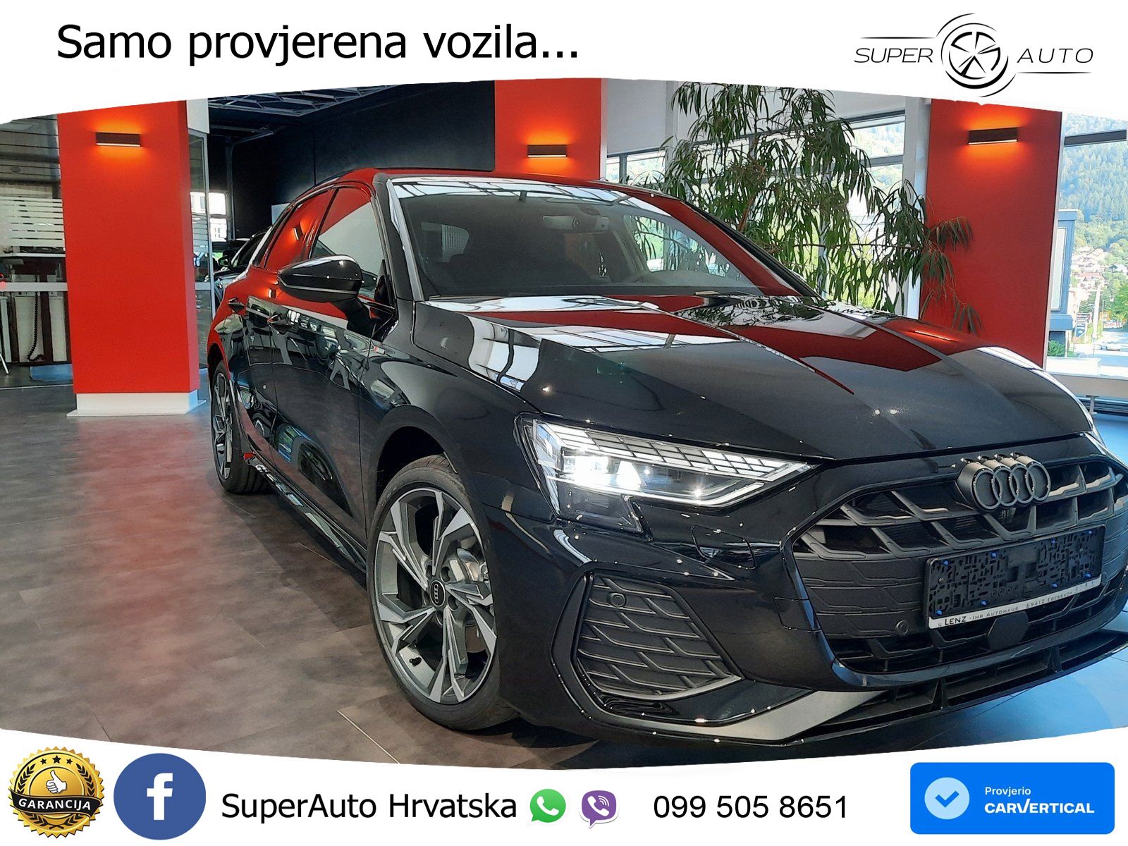 Audi A3 Sportback 40 TFSI (204 KS) quattro S tronic S line MATRIX+GR SJED+KAM