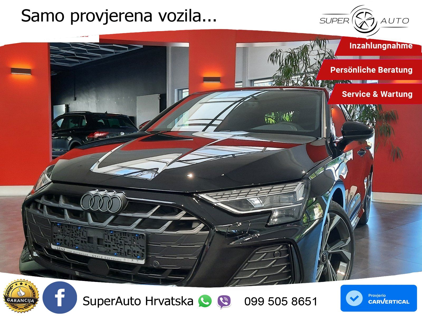 Audi A3 Sportback 40 TFSI (204 KS) quattro S tronic S line MATRIX+GR SJED+KAM