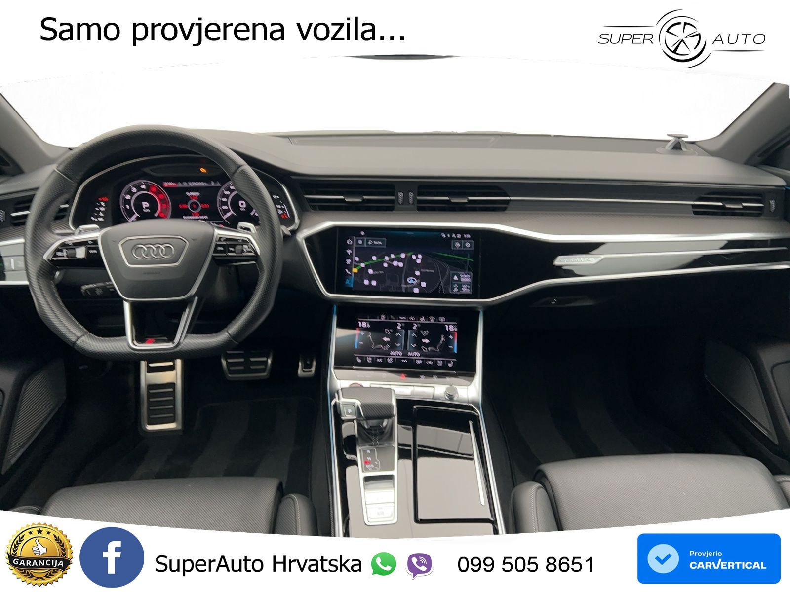 Audi RS7 4.0 TFSI V8 performance (630 KS) quattro tiptronic LED+GR SJED+ACC
