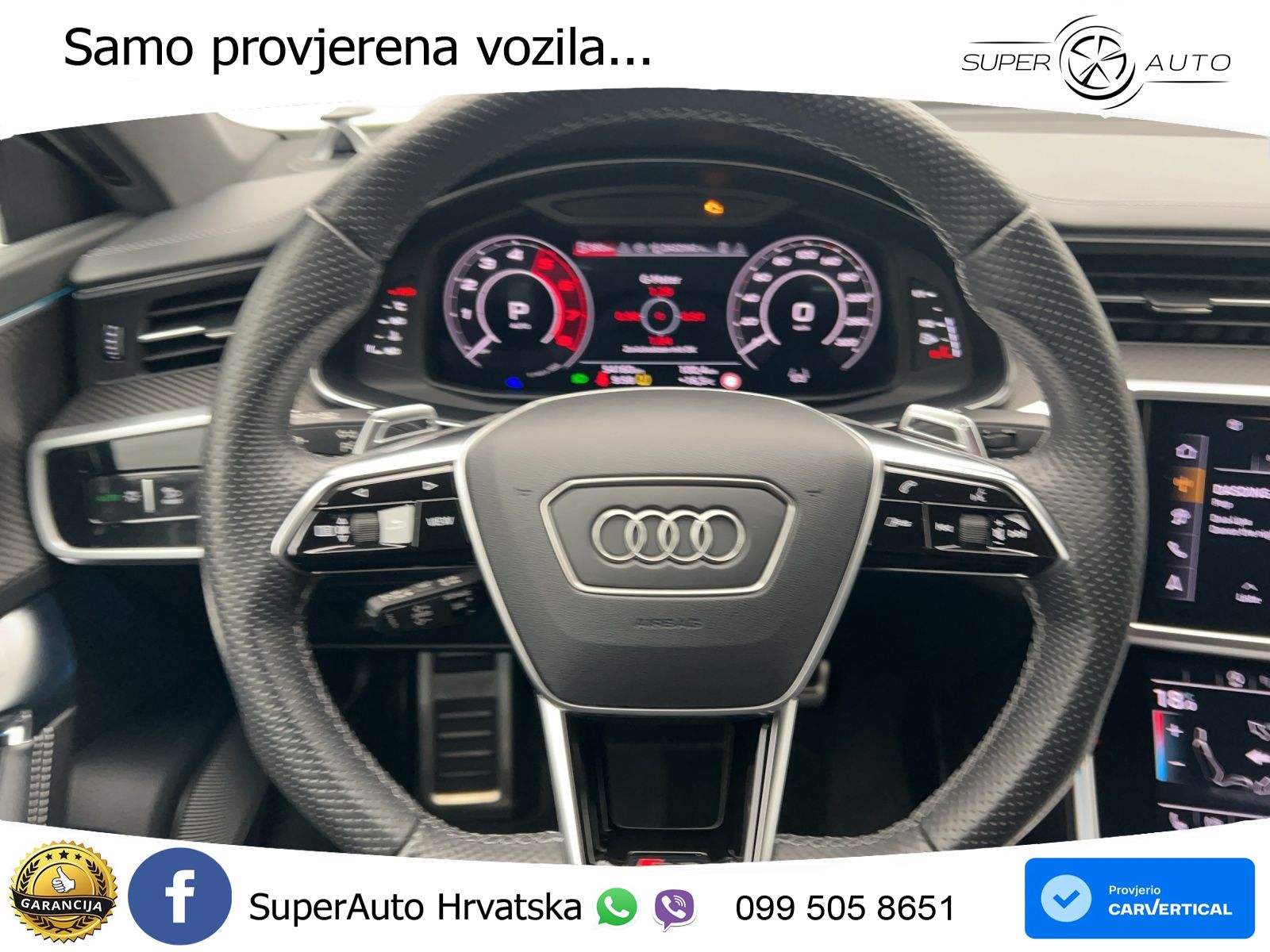 Audi RS7 4.0 TFSI V8 performance (630 KS) quattro tiptronic LED+GR SJED+ACC