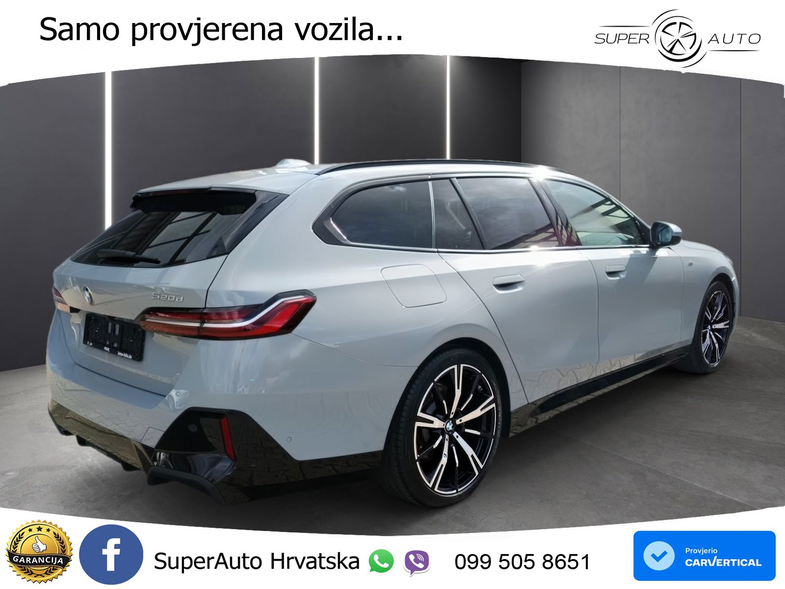 BMW 520d Touring (197 KS) Steptronic M Sport LED+GR SJED+ACC