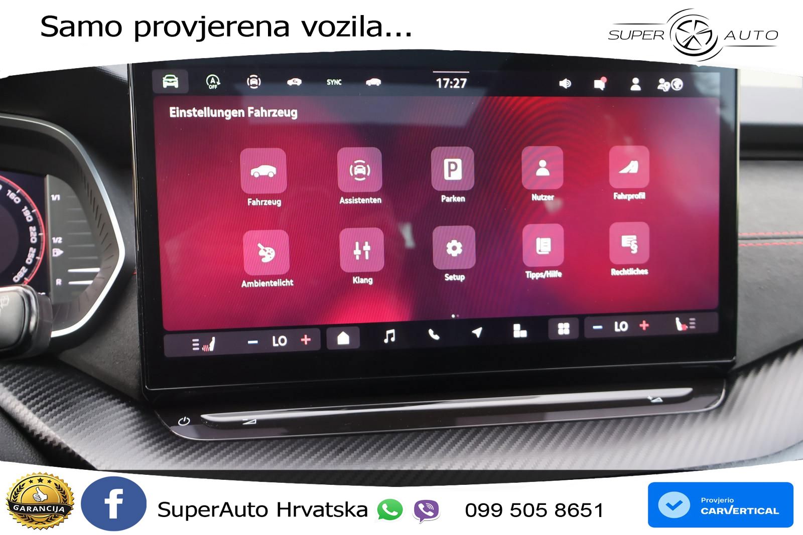Škoda Octavia Combi RS 2.0 TSI (265 KS) DSG MATRIX+GR SJED+KAM