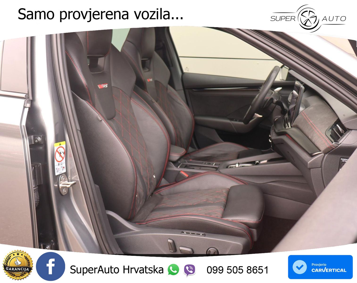Škoda Octavia Combi RS 2.0 TSI (265 KS) DSG MATRIX+GR SJED+KAM